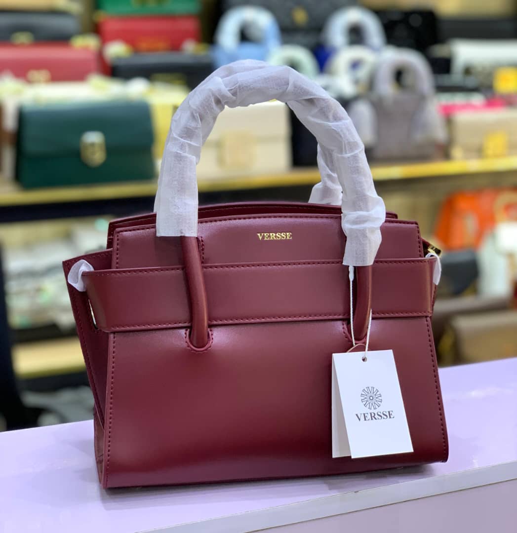 Versse Belted Buckle Strap Handbag