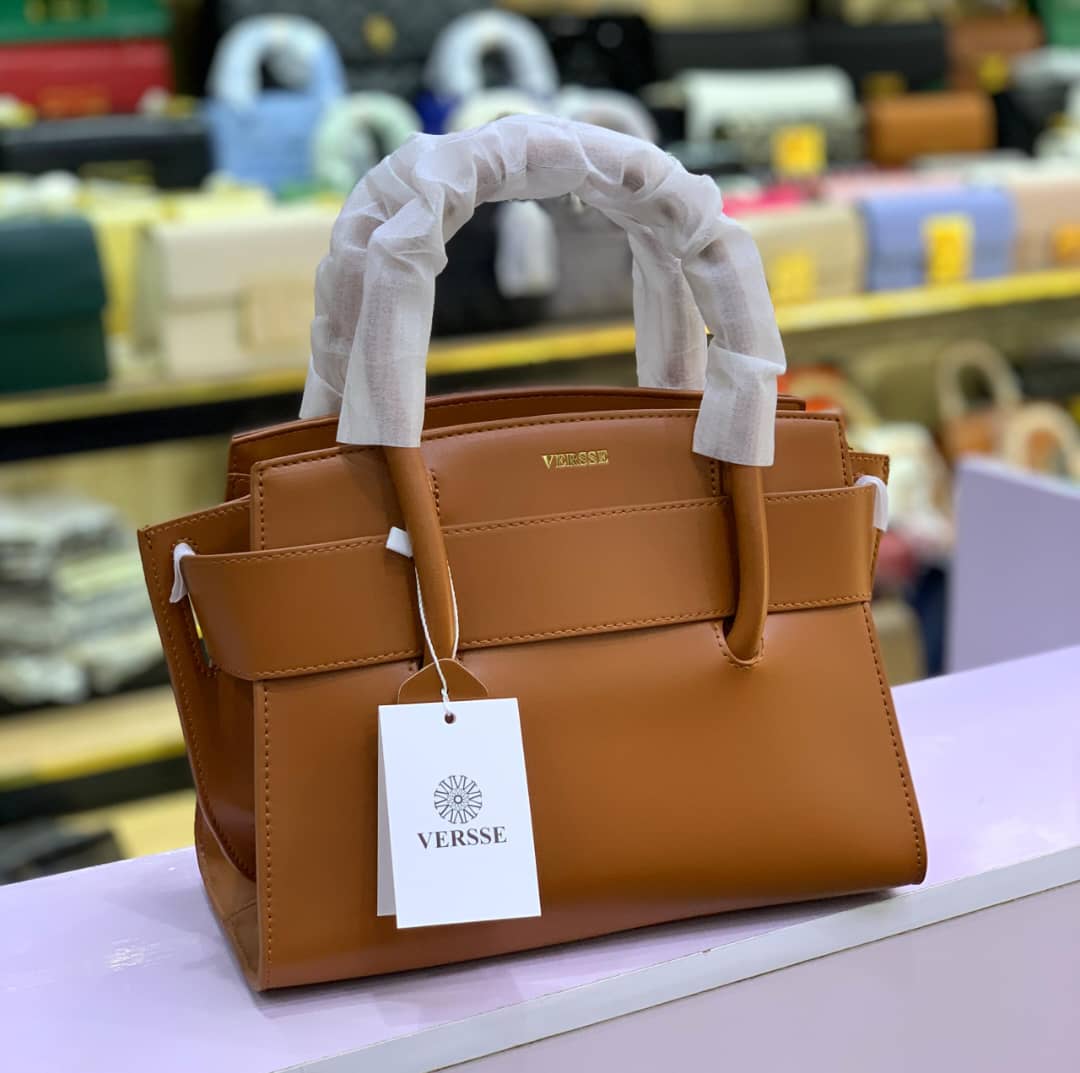 Versse Belted Buckle Strap Handbag