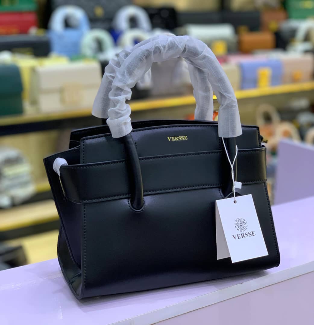 Versse Belted Buckle Strap Handbag