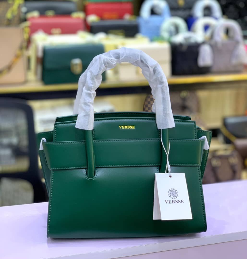 Versse Belted Buckle Strap Handbag