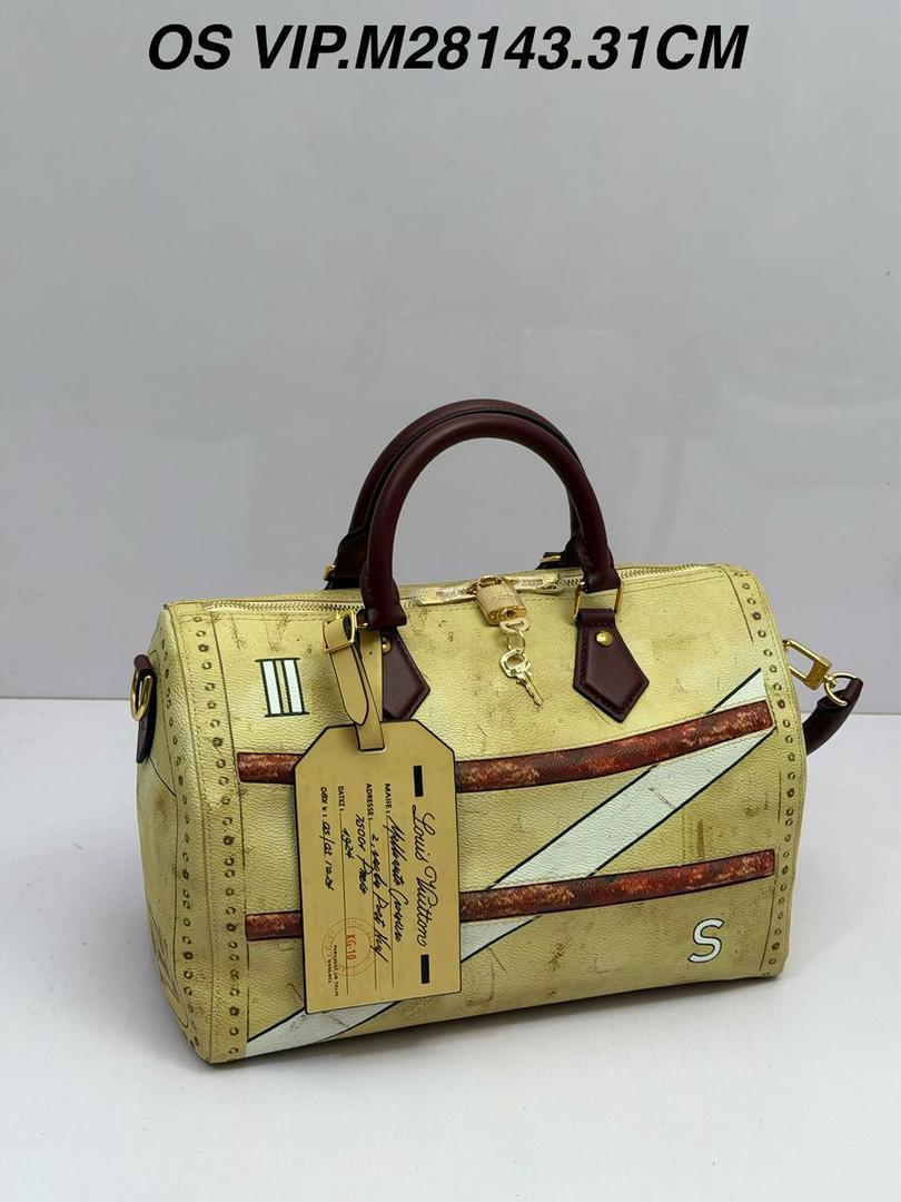 LOUIS VUITTON HANDBAG WITH PADLOCK DESIGN