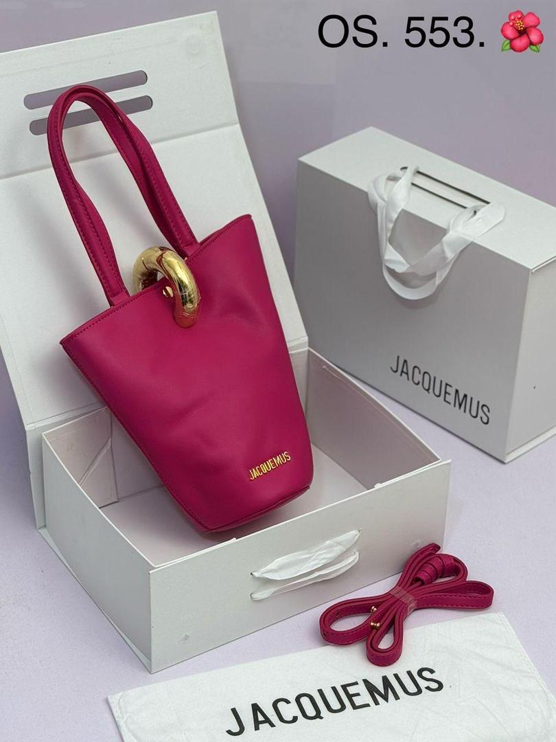 JACQUEMUS HANDBAG WITH GOLDEN HOOK