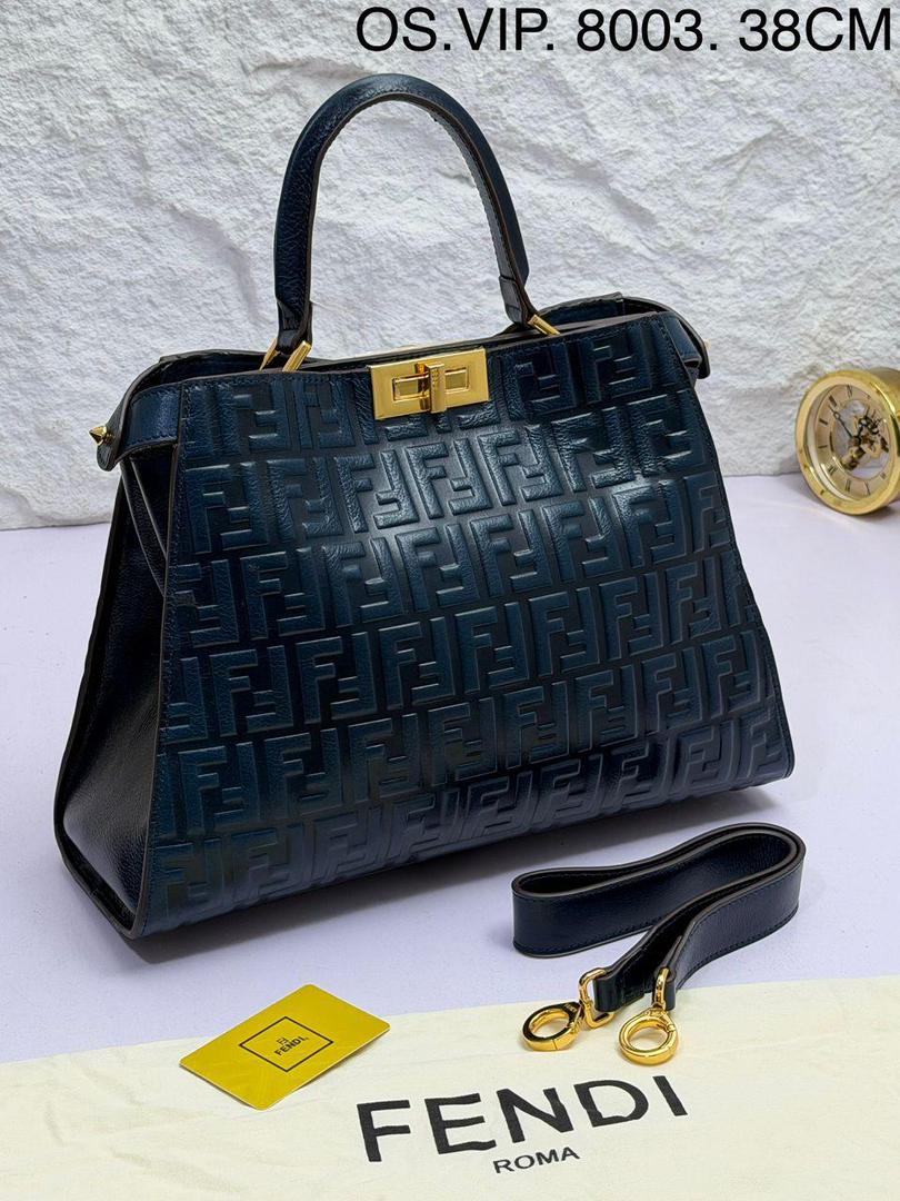 FENDI DESIGNER HANDBAG WITH GOLDEN HOOK