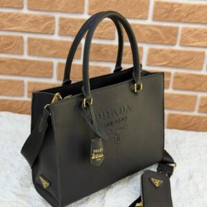 PRADO MILANO LEATHER HANDBAG