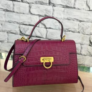Ferragamo Gancini Top Handle Bag